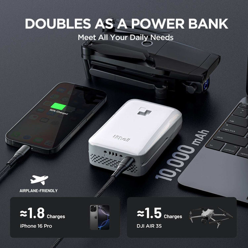 Повербанк LITHELI U20 20V 2A U-Battery Plus SE 45W 10000mAh