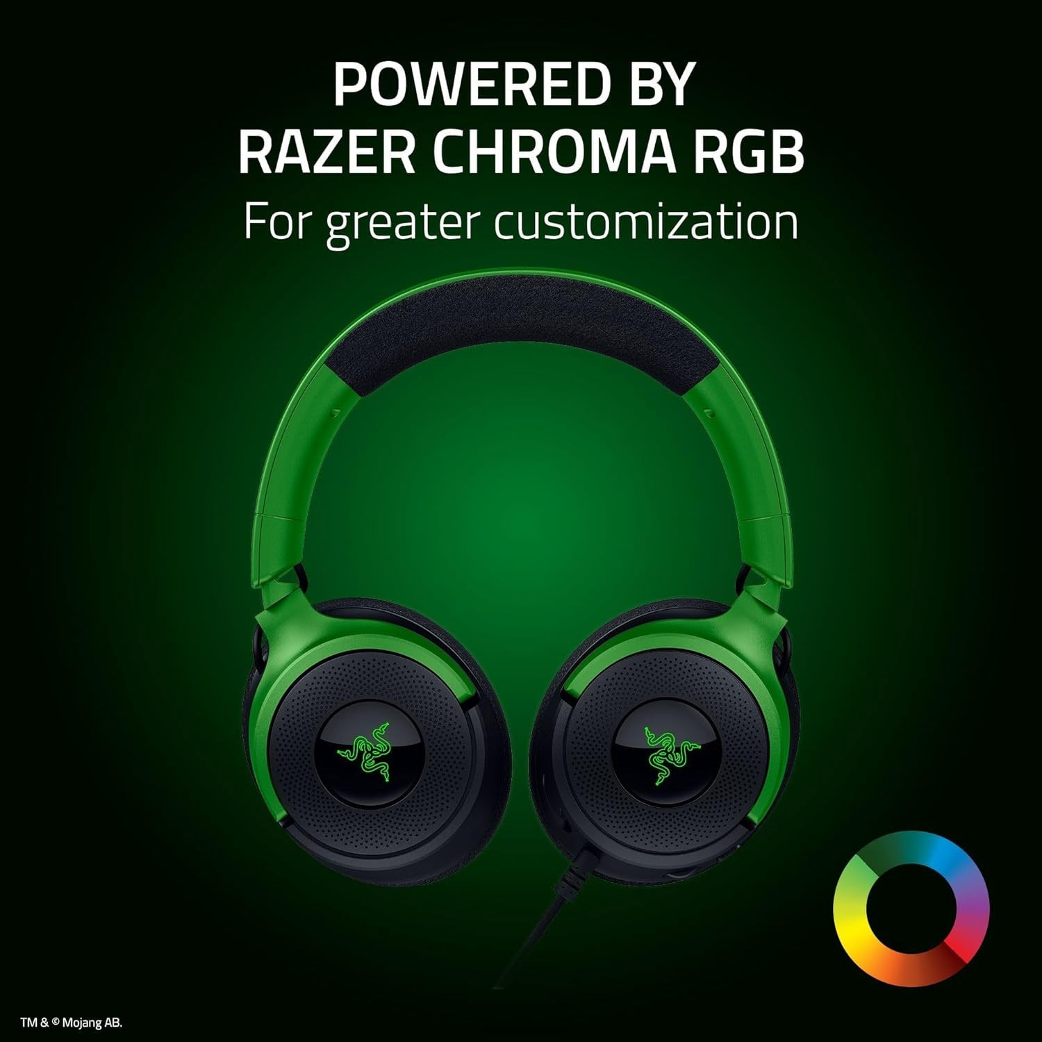 Навушники геймерскі RAZER Kraken V4 X Minecraft Edition (RZ04-05180200-R3M1)