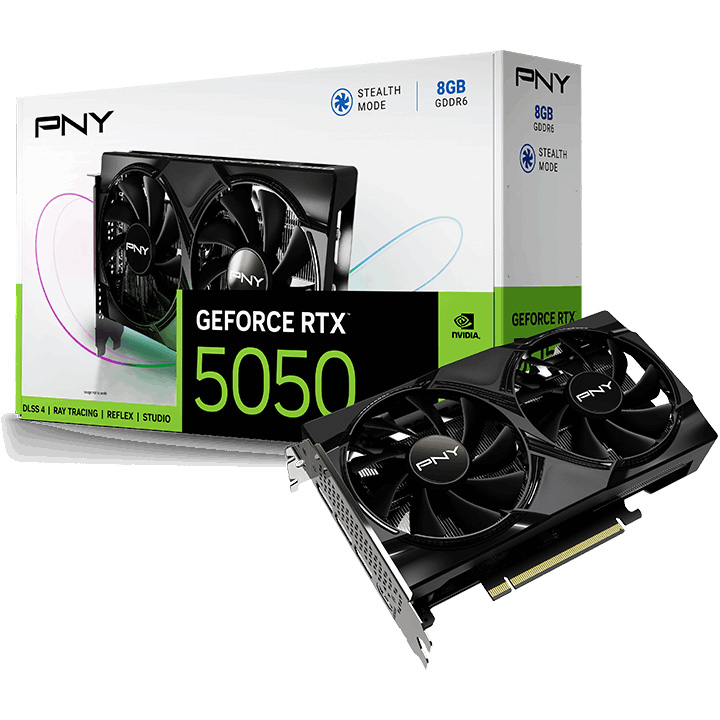 Видеокарта PNY GeForce RTX 5050 8GB Dual Fan (VCG50508DFXPB1)