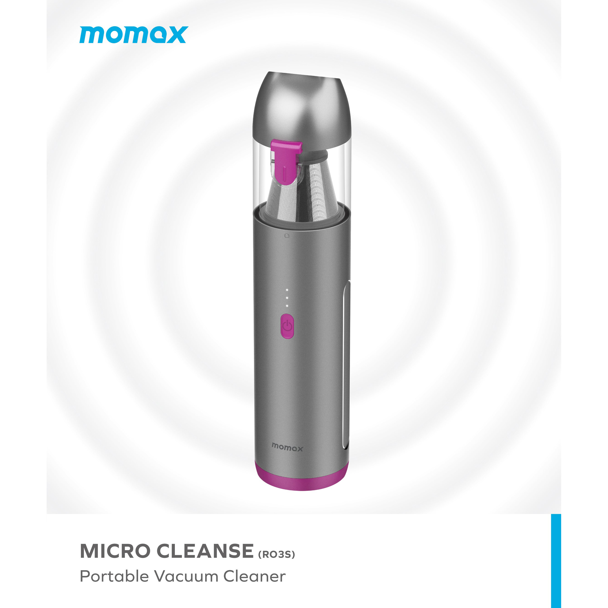 Пылесос автомобильный MOMAX Micro Cleanse (RO3E)