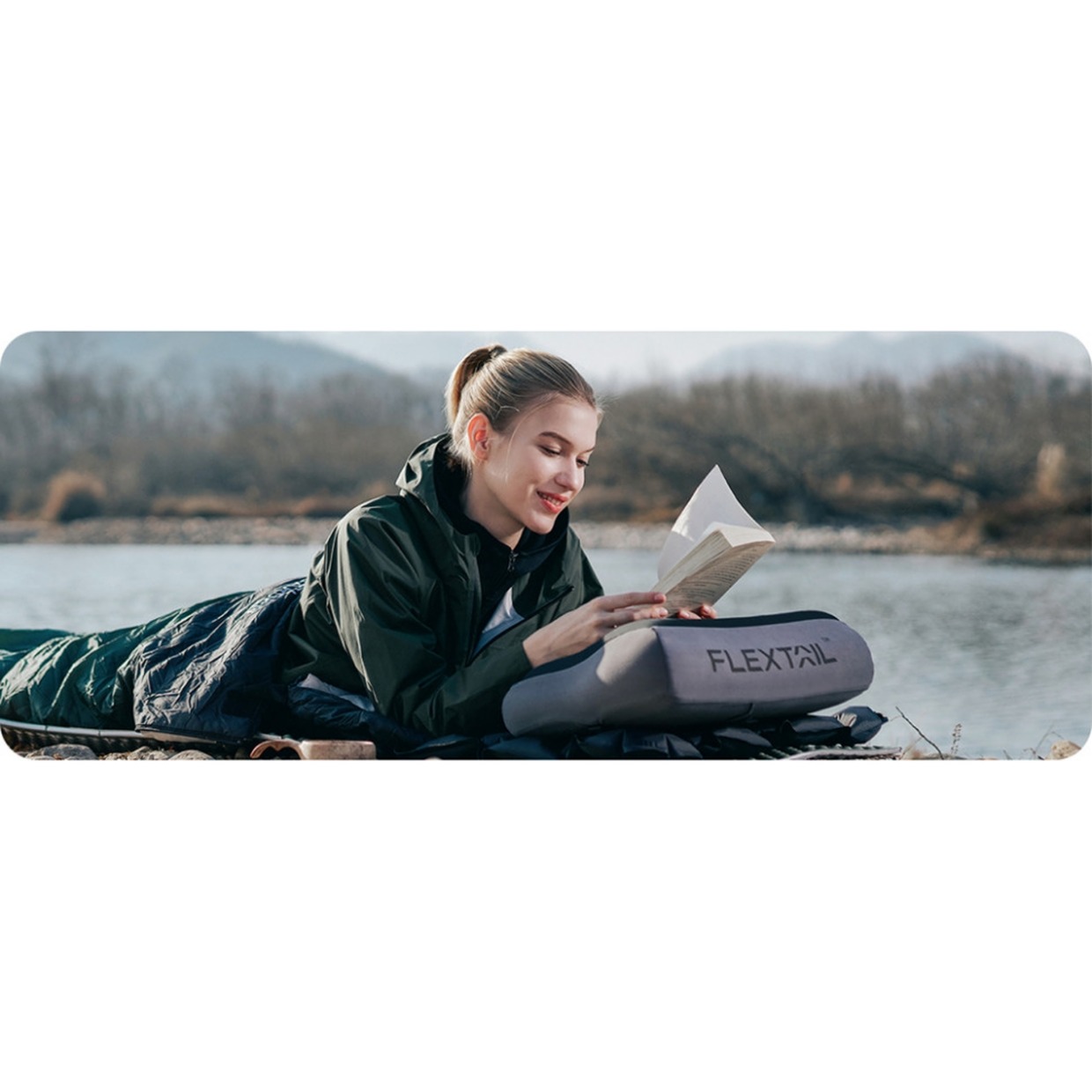 Подушка туристическая FLEXTAIL Zero Pillow SE Gray