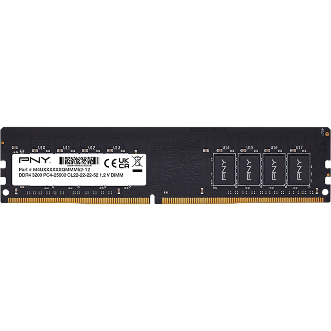 Модуль памяти PNY DDR4 3200MHz 8GB (MD8GSD43200-SB)