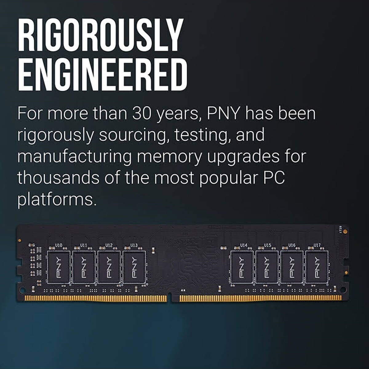 Модуль памяти PNY DDR4 3200MHz 8GB (MD8GSD43200-SB)