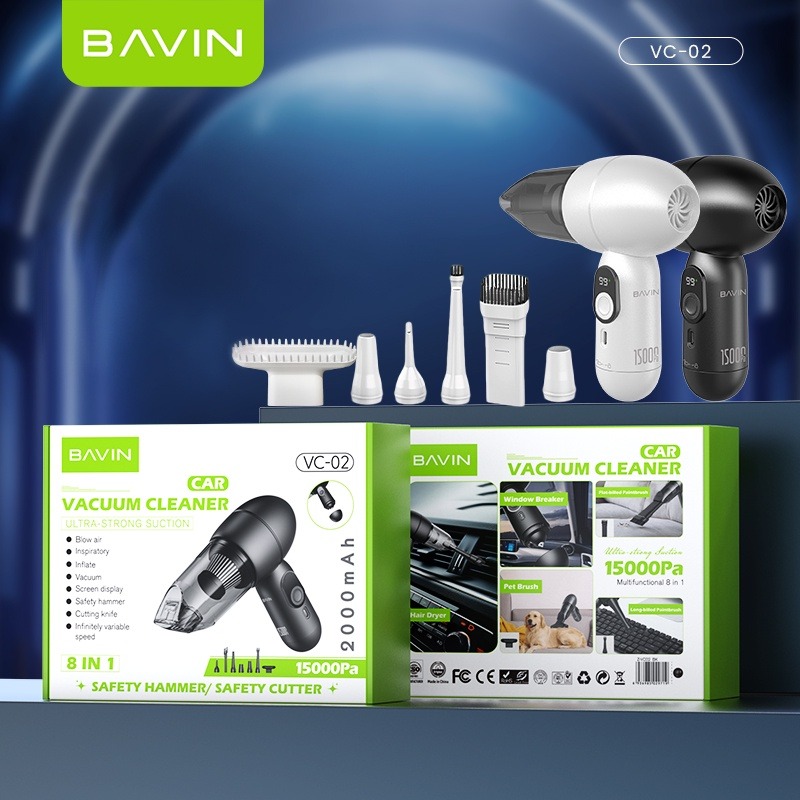 Пилосос автомобільний BAVIN VC02 White