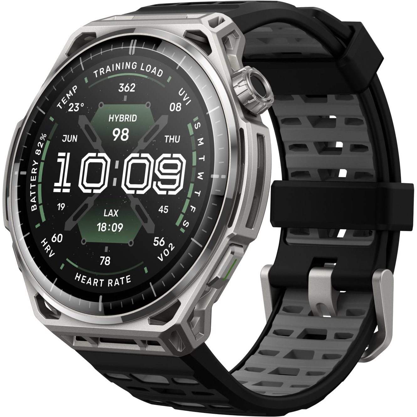 Смарт-годинник AMAZFIT Balance 3 Stainless Steel (W2566AP1N)