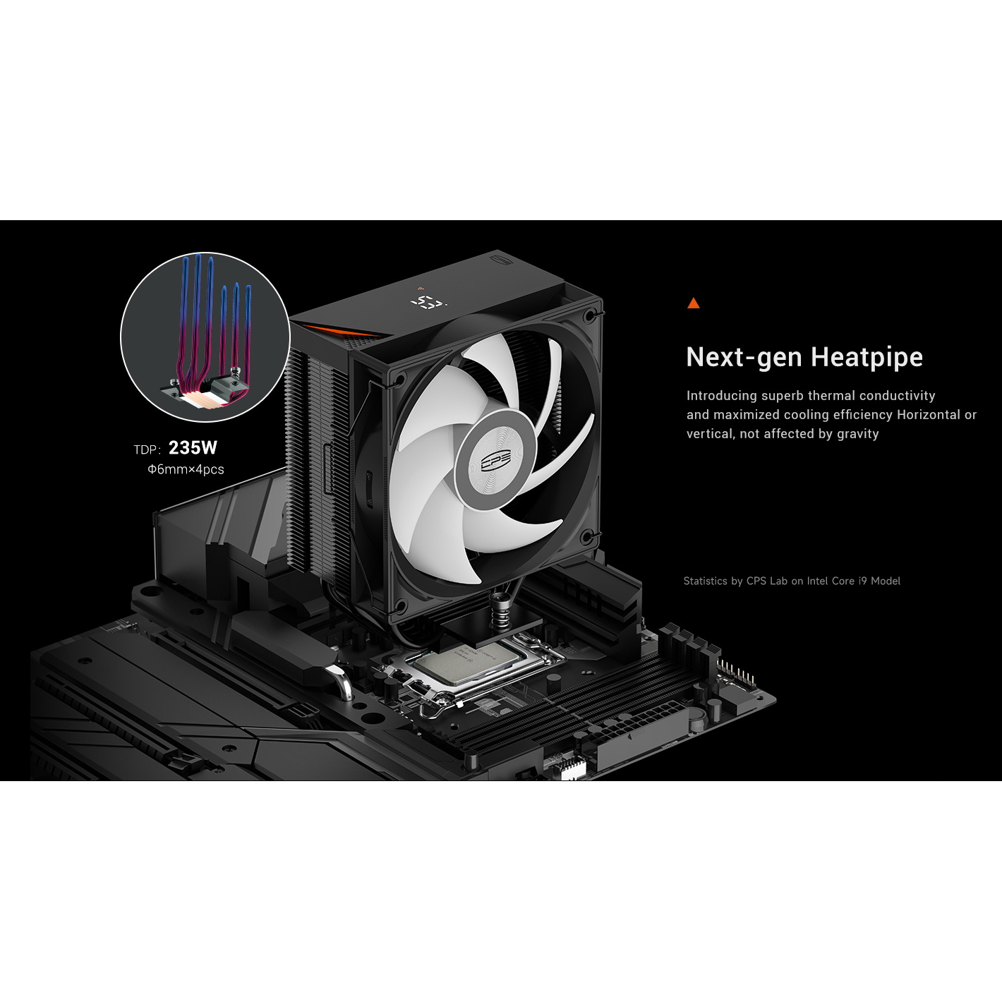 Кулер для процессора PCCOOLER RT400 Digital ARGB (RT400-BKAWYL-GL)
