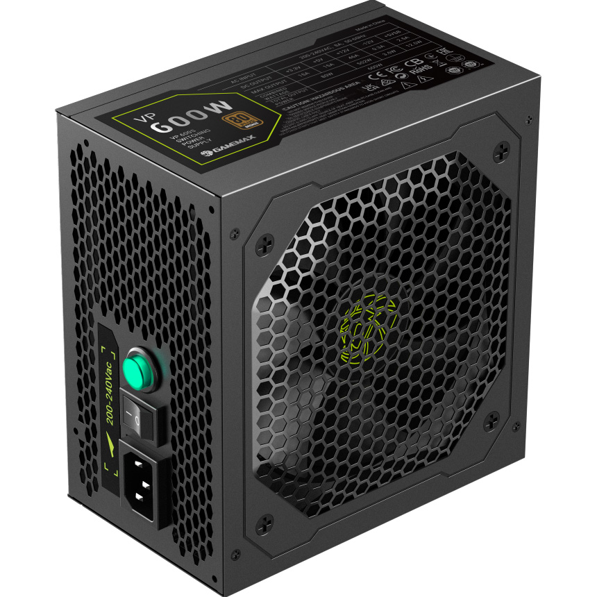 Блок живлення 600W GAMEMAX VP 600S Black