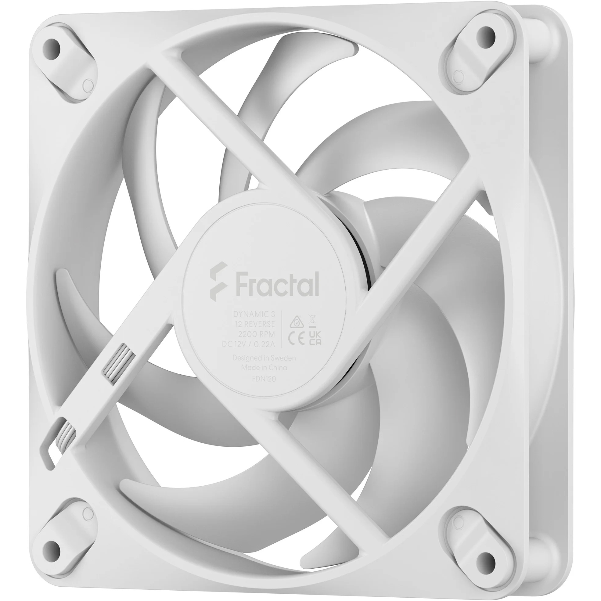 Вентилятор FRACTAL DESIGN Dynamic 3-12 Reverse White (FD-F-DY3-1203)