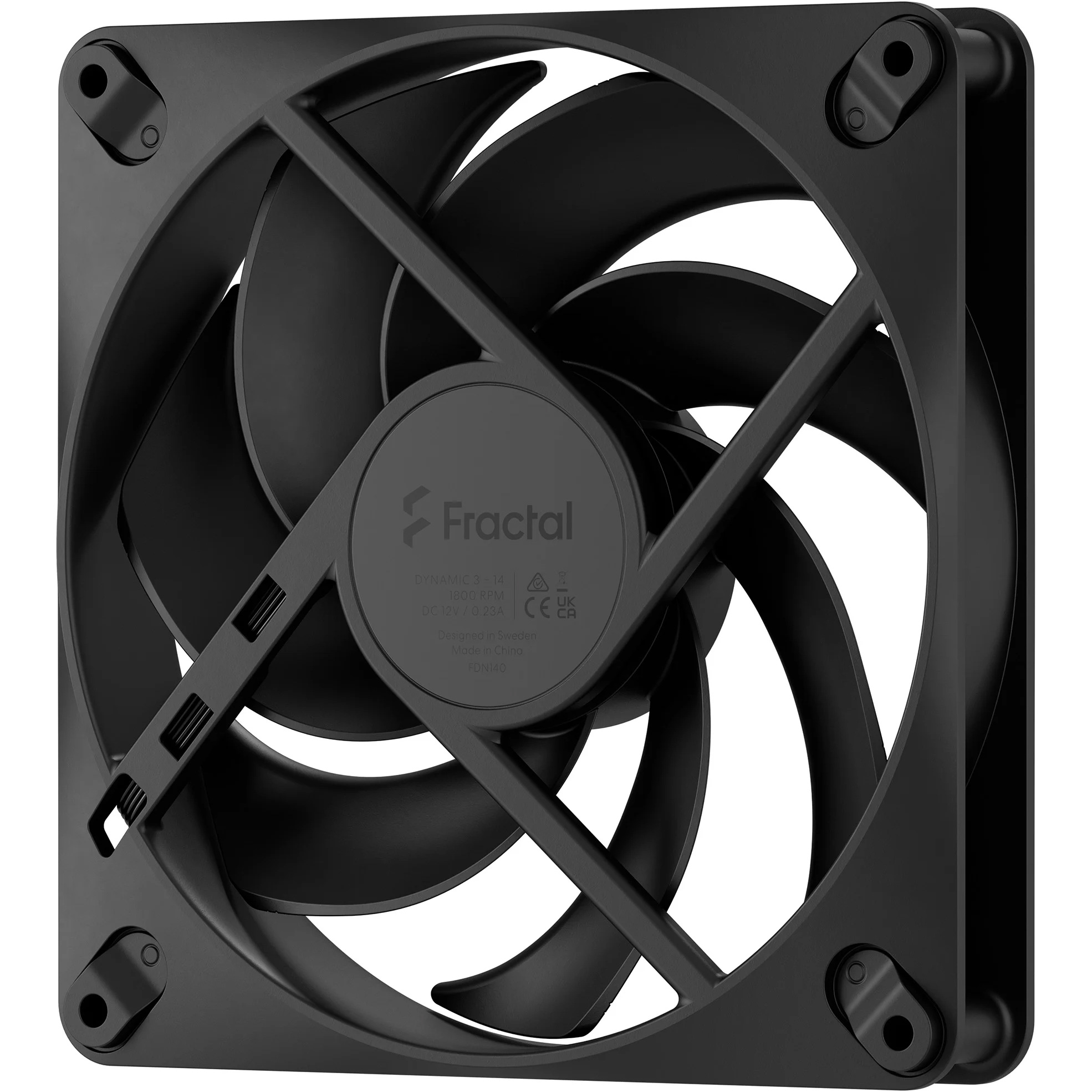 Вентилятор FRACTAL DESIGN Dynamic 3-14 Black (FD-F-DY3-1401)