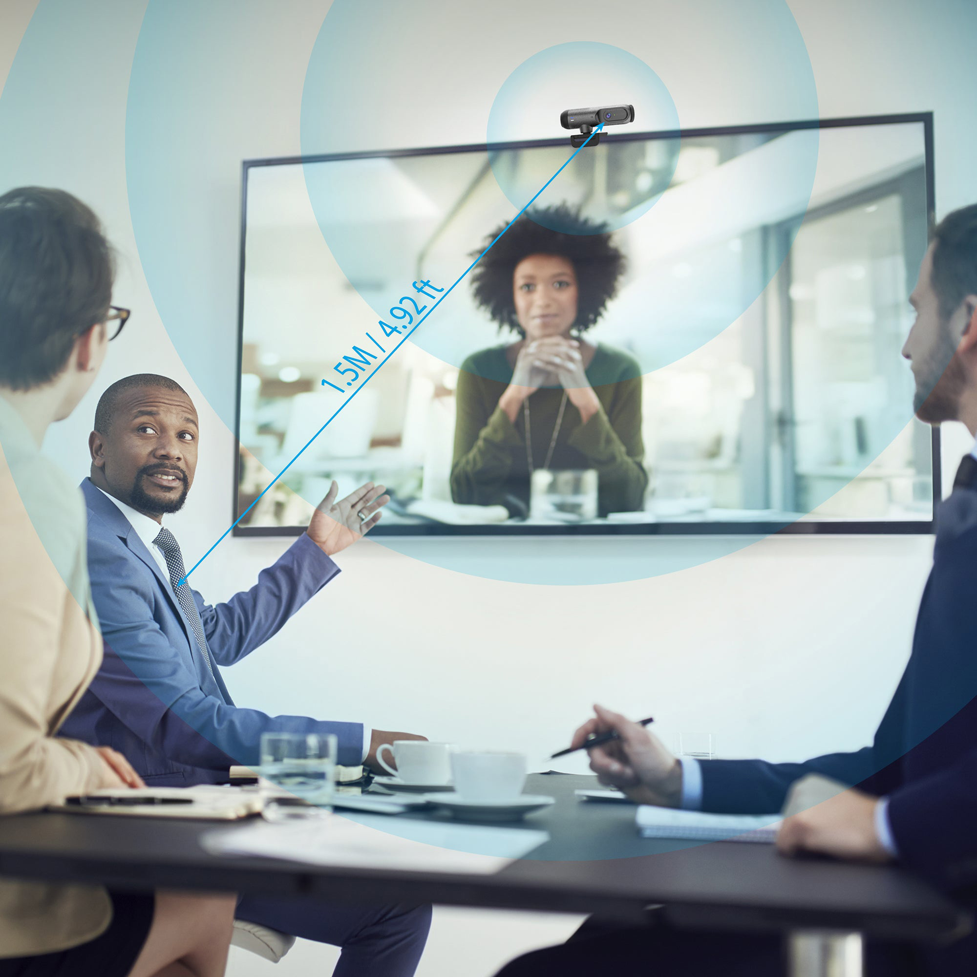Веб-камера J5CREATE 2K AI-Powered Webcam with Auto-Focus (JVU302-N)
