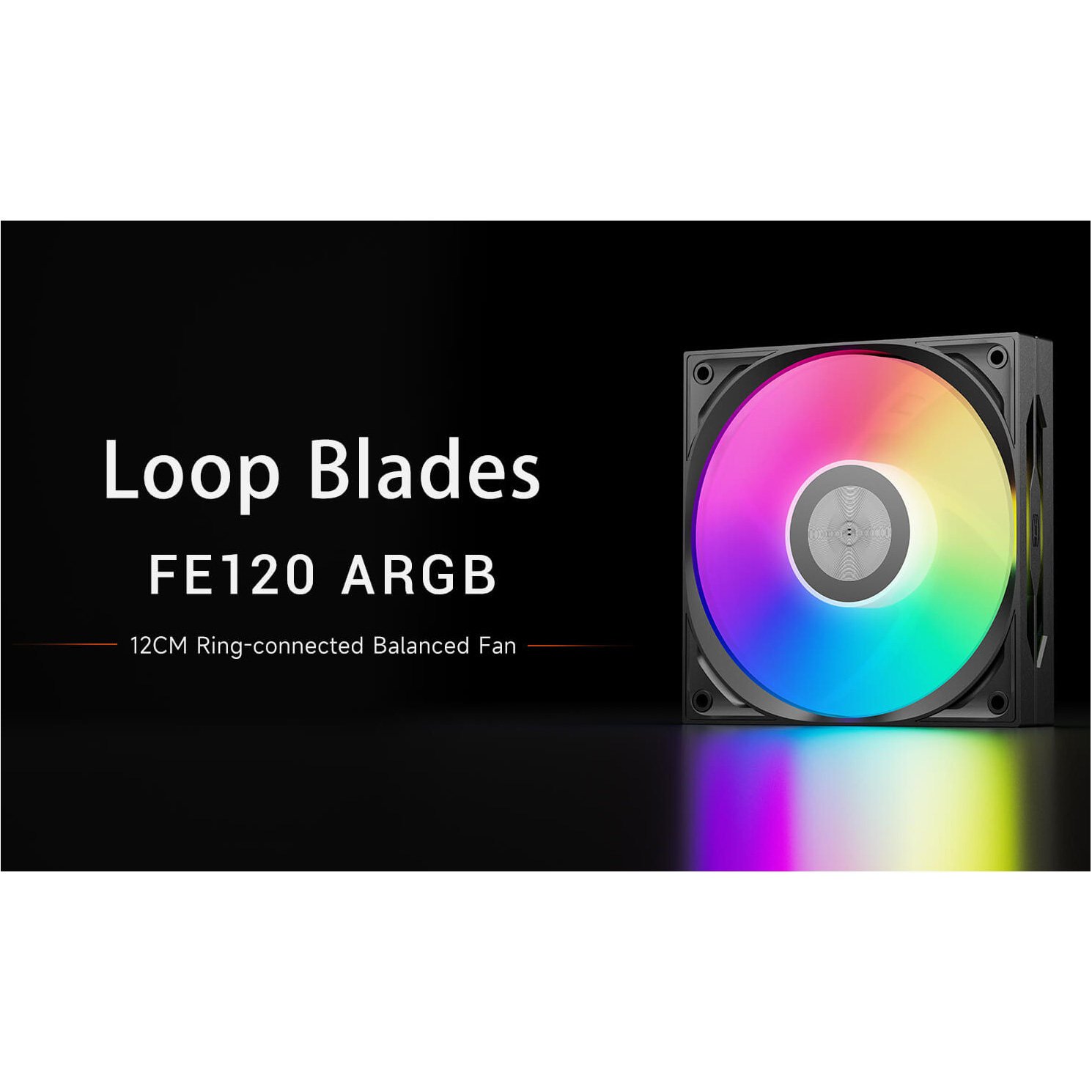 Вентилятор PCCOOLER FE120 ARGB Black (FE120 ARGB BK)