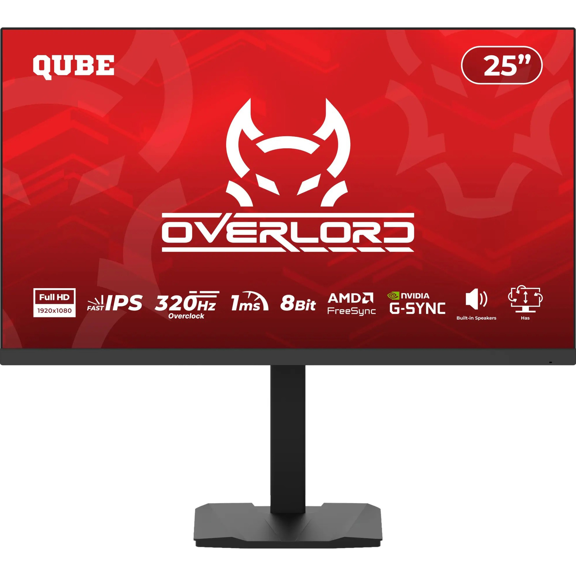 Монітор 24.5" QUBE Overlord G25F300HS