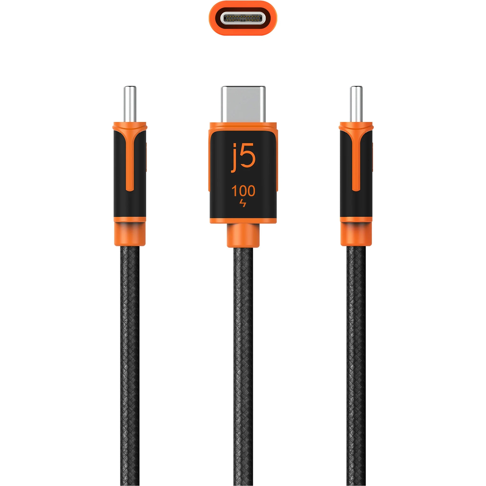 Кабель J5CREATE USB-C 100W Sync & Charge Cable 3м (JUCX25L30-N)