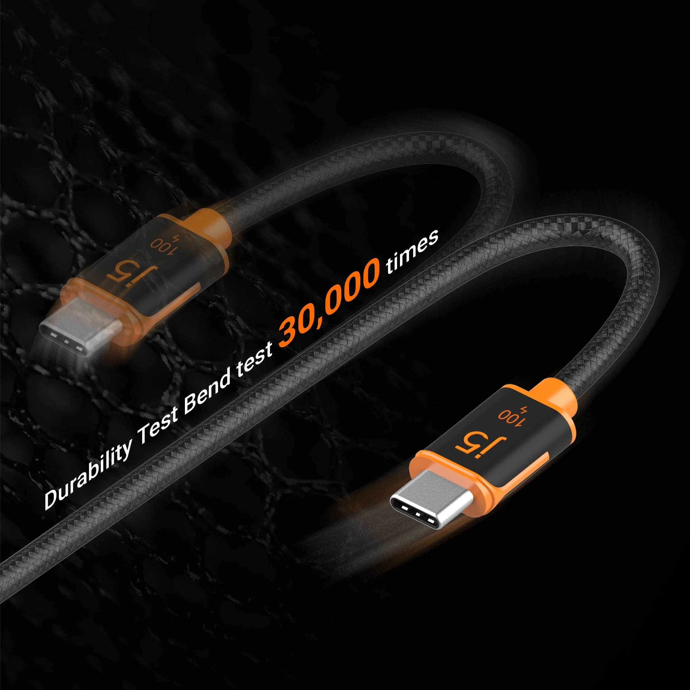 Кабель J5CREATE USB-C 100W Sync & Charge Cable 3м (JUCX25L30-N)