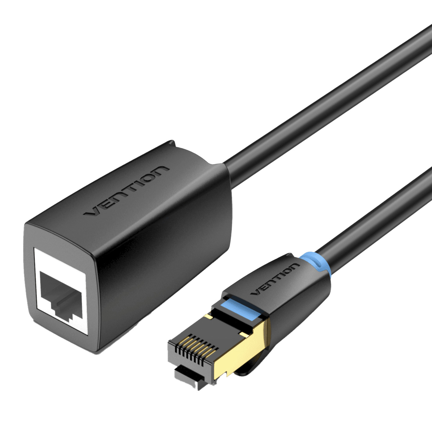 Патч-корд подовжувач VENTION SSTP Cat.8 CU 2м Black (IKHBH)