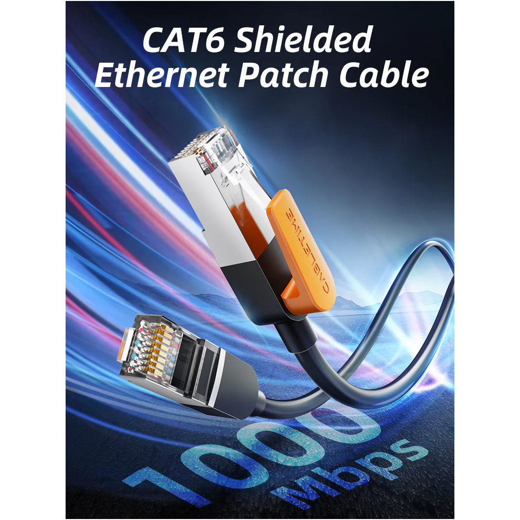 Патч-корд CABLETIME F/UTP Cat.6 CU 2м Black (CN61L)