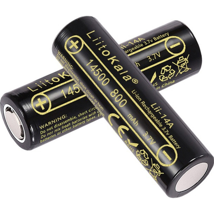 Акумулятор LIITOKALA Li-Ion 14500 800mAh 3.7V FlatTop (LII-14A)
