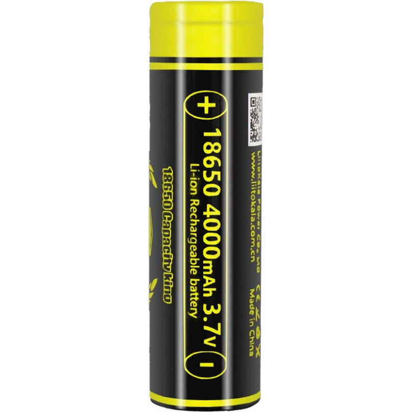 Акумулятор LIITOKALA Li-Ion 18650 4000mAh 3.7V 12A FlatTop (KING4000)