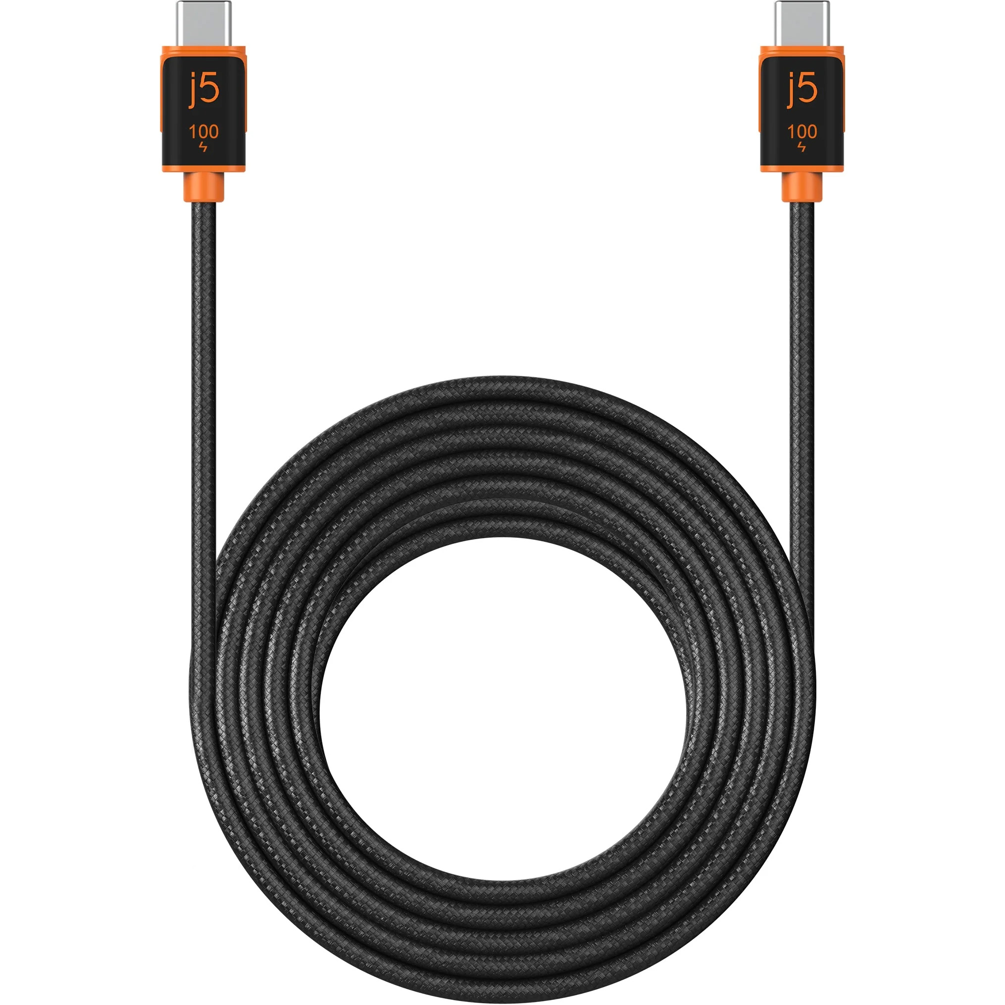 Кабель J5CREATE USB-C 100W Sync & Charge Cable 1.8м (JUCX25L18-N)