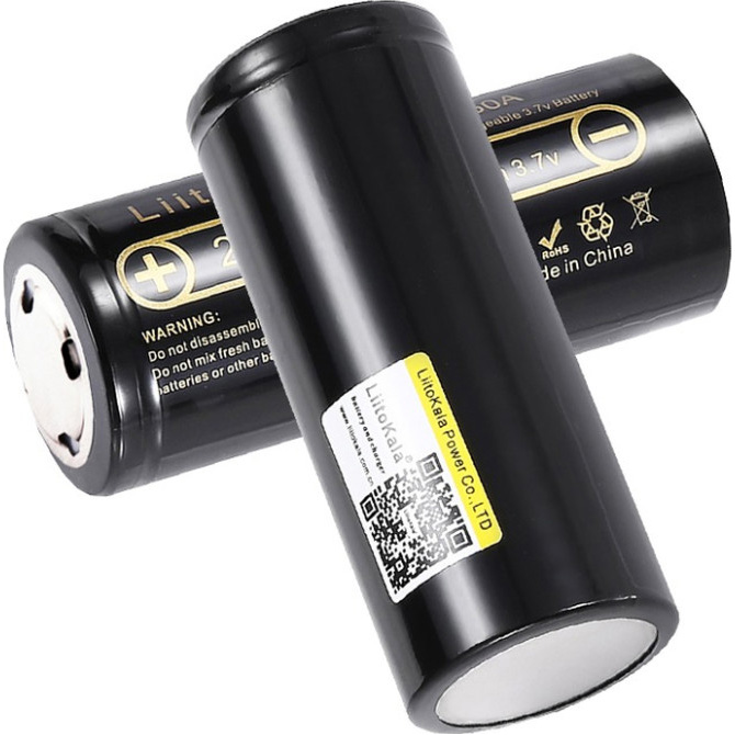 Акумулятор LIITOKALA Li-Ion 26650 5000mAh 3.7V 25A TipTop (LII-50A-JT)