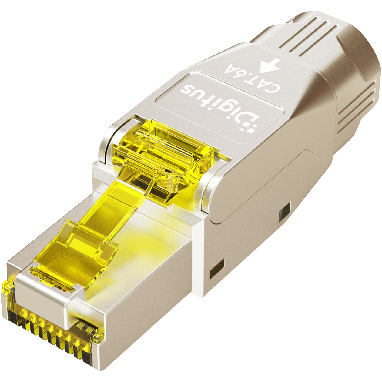 Конектор безінструментальний DIGITUS RJ-45 STP Cat.6a Silver (DN-93638)