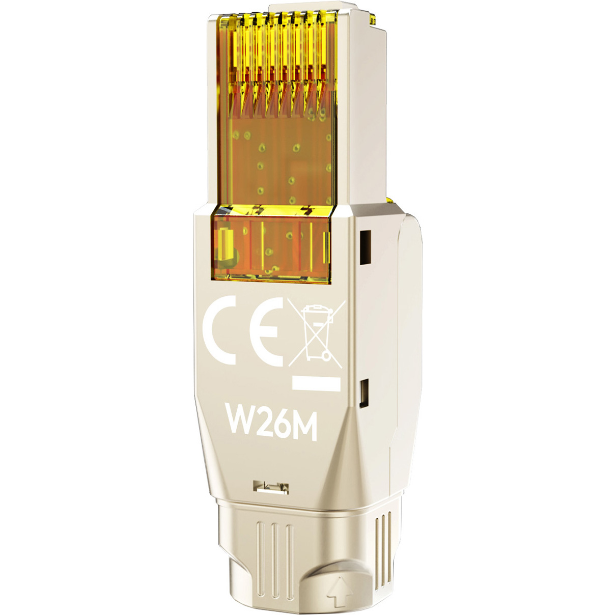 Конектор безінструментальний DIGITUS RJ-45 STP Cat.6a Silver (DN-93638)