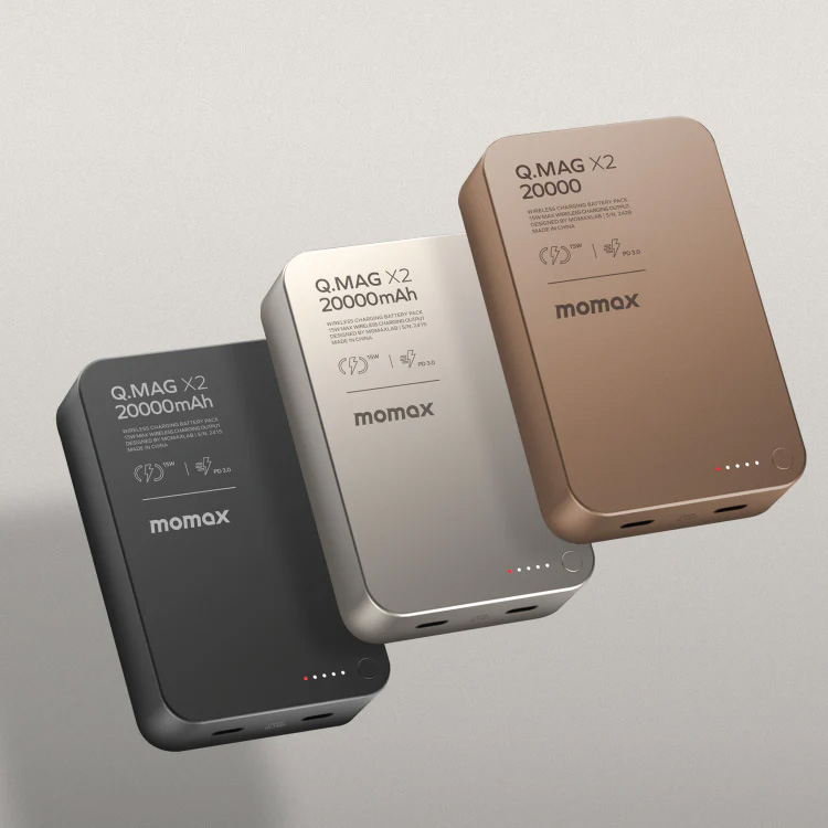 Повербанк MagSafe MOMAX Q.Mag X2 35W 20000mAh Black (IP133D)