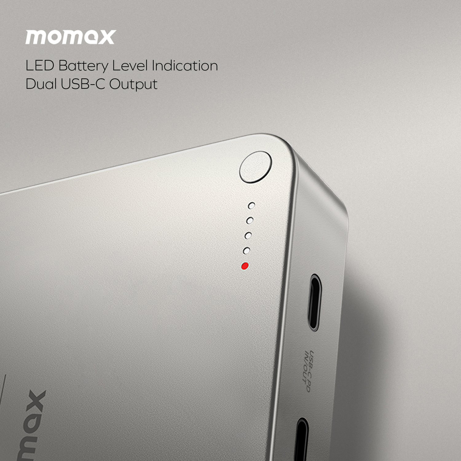 Повербанк MagSafe MOMAX Q.Mag X2 35W 20000mAh Black (IP133D)