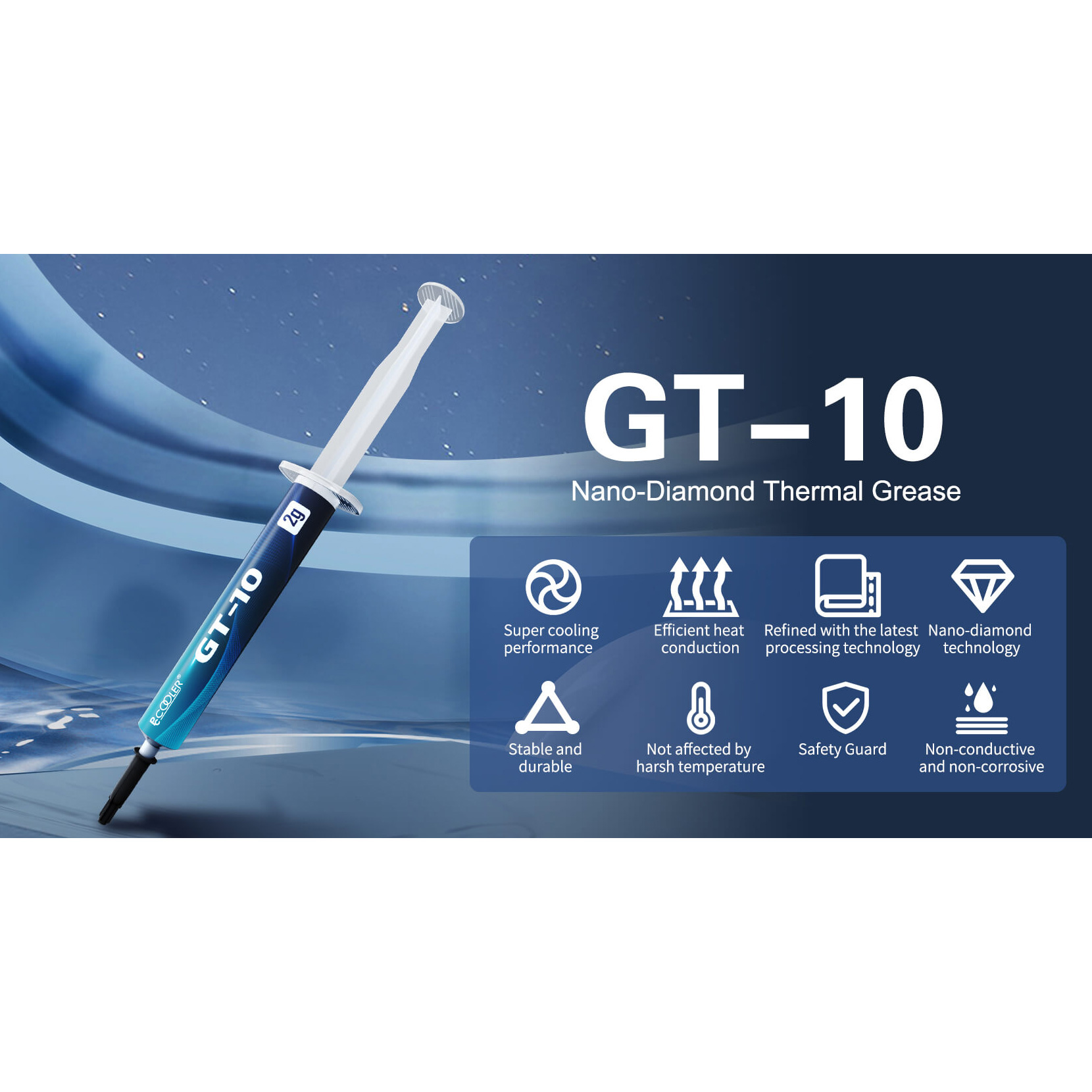 Термопаста PCCOOLER GT-10 2g
