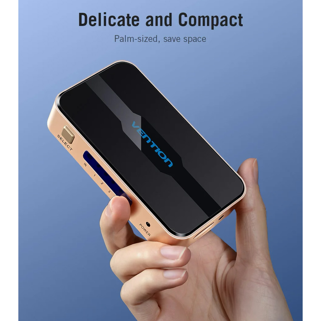 HDMI свитч 5 to 1 VENTION 5-In 1-Out HDMI Switcher 4K@30Hz (ACDG0)