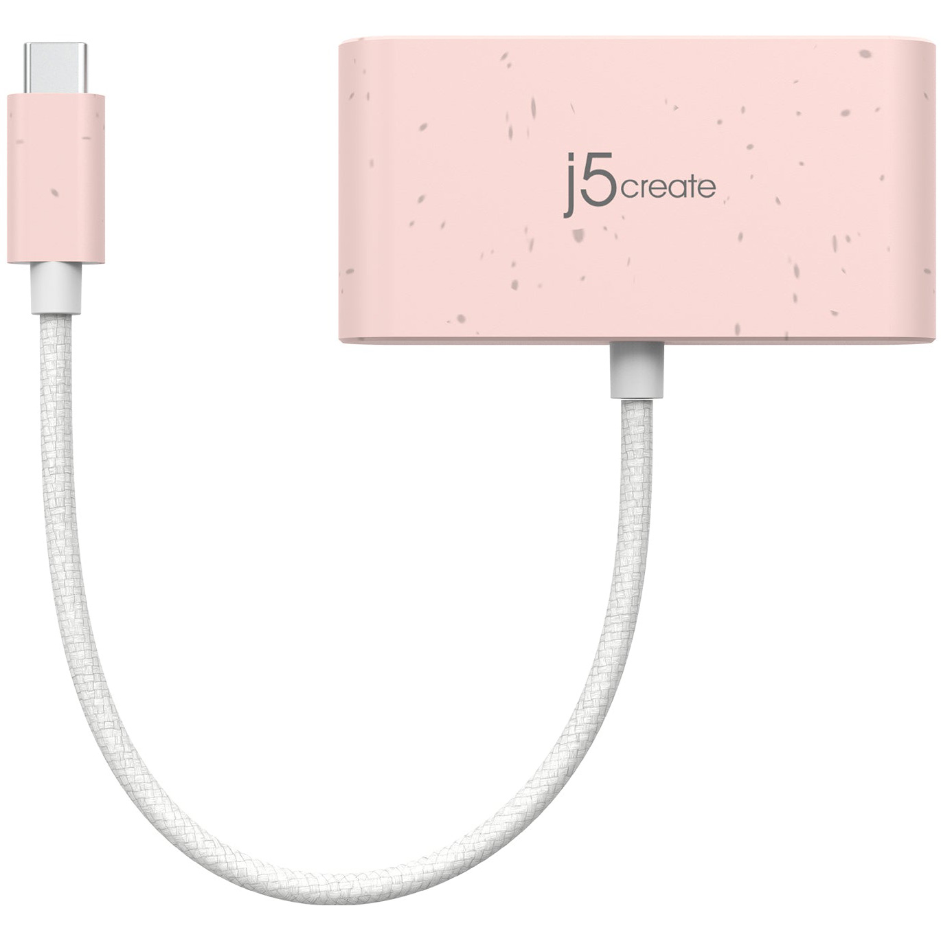Порт-репликатор J5CREATE USB-C to HDMI & USB 3.0 with Power Delivery Earth Rose (JCA379ER-N)
