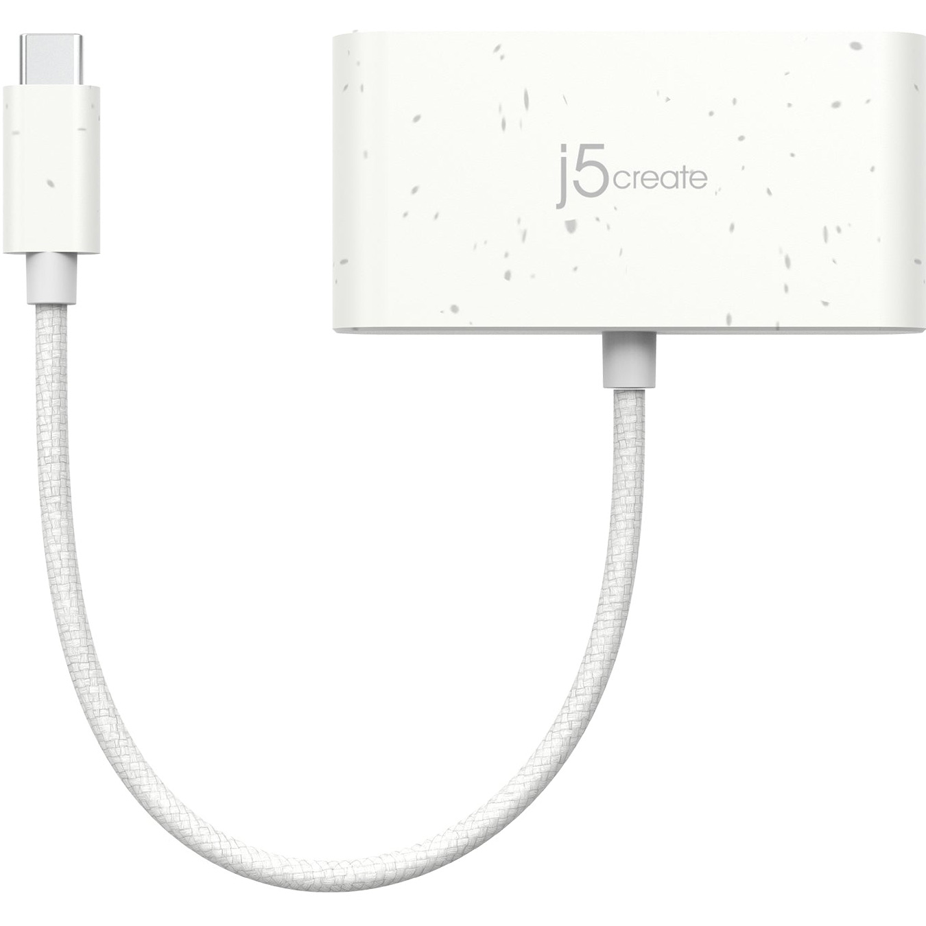 Порт-реплікатор J5CREATE USB-C to HDMI & USB 3.0 with Power Delivery Natural White (JCA379EW-N)