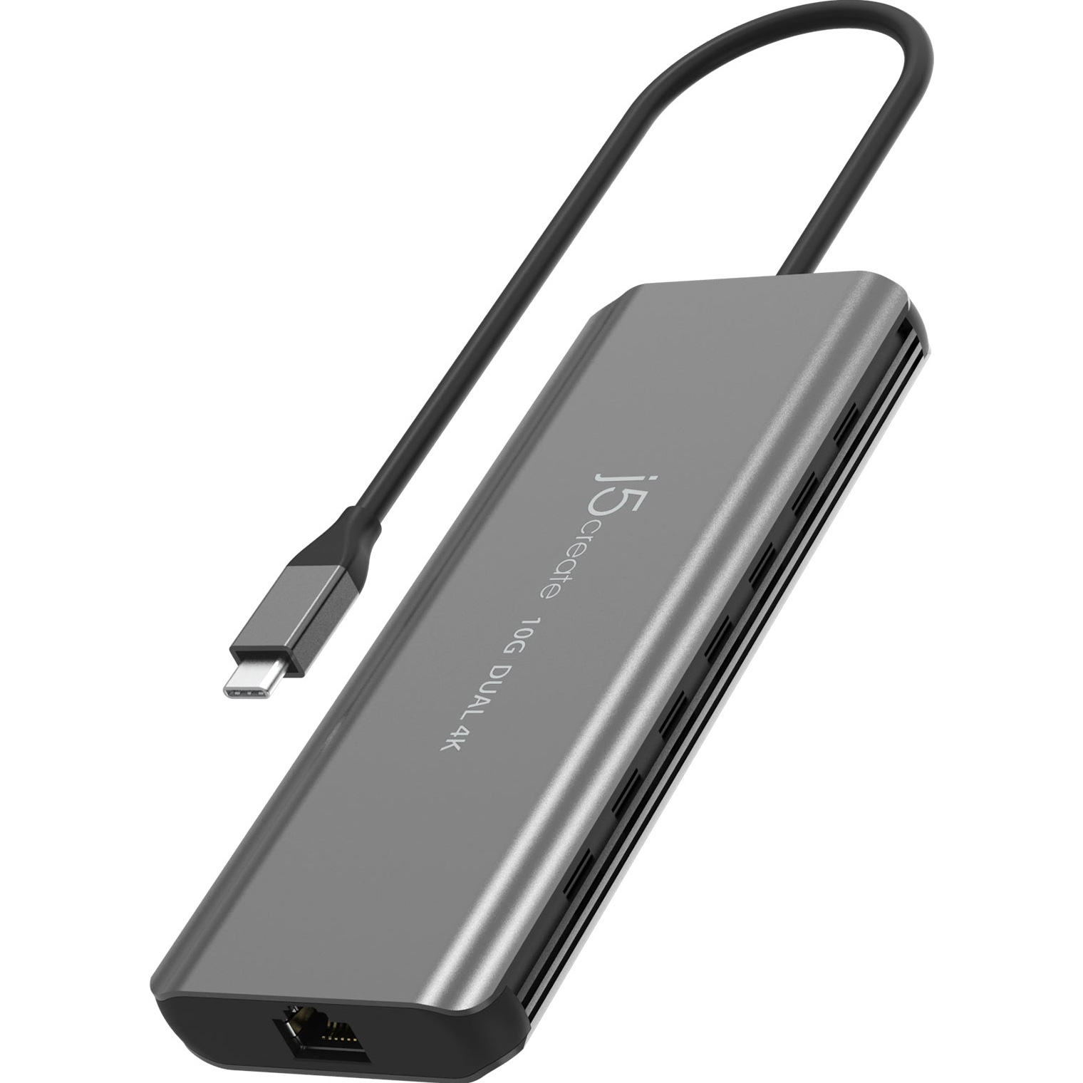 Порт-репликатор J5CREATE USB-C Dual 4K HDMI 10Gbps Mini Dock (JCD398-N)