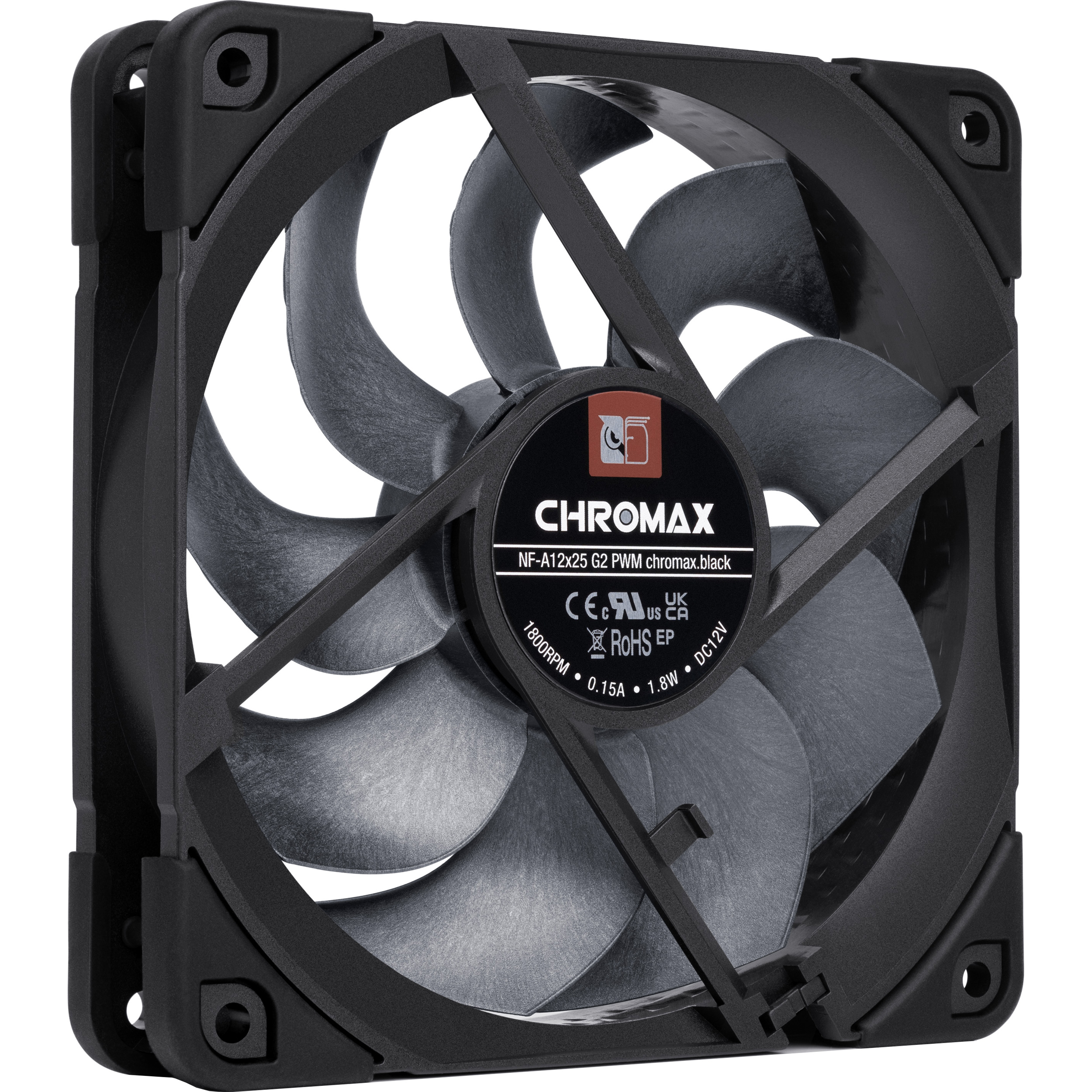 Вентилятор NOCTUA NF-A12X25 G2 PWM Chromax Black