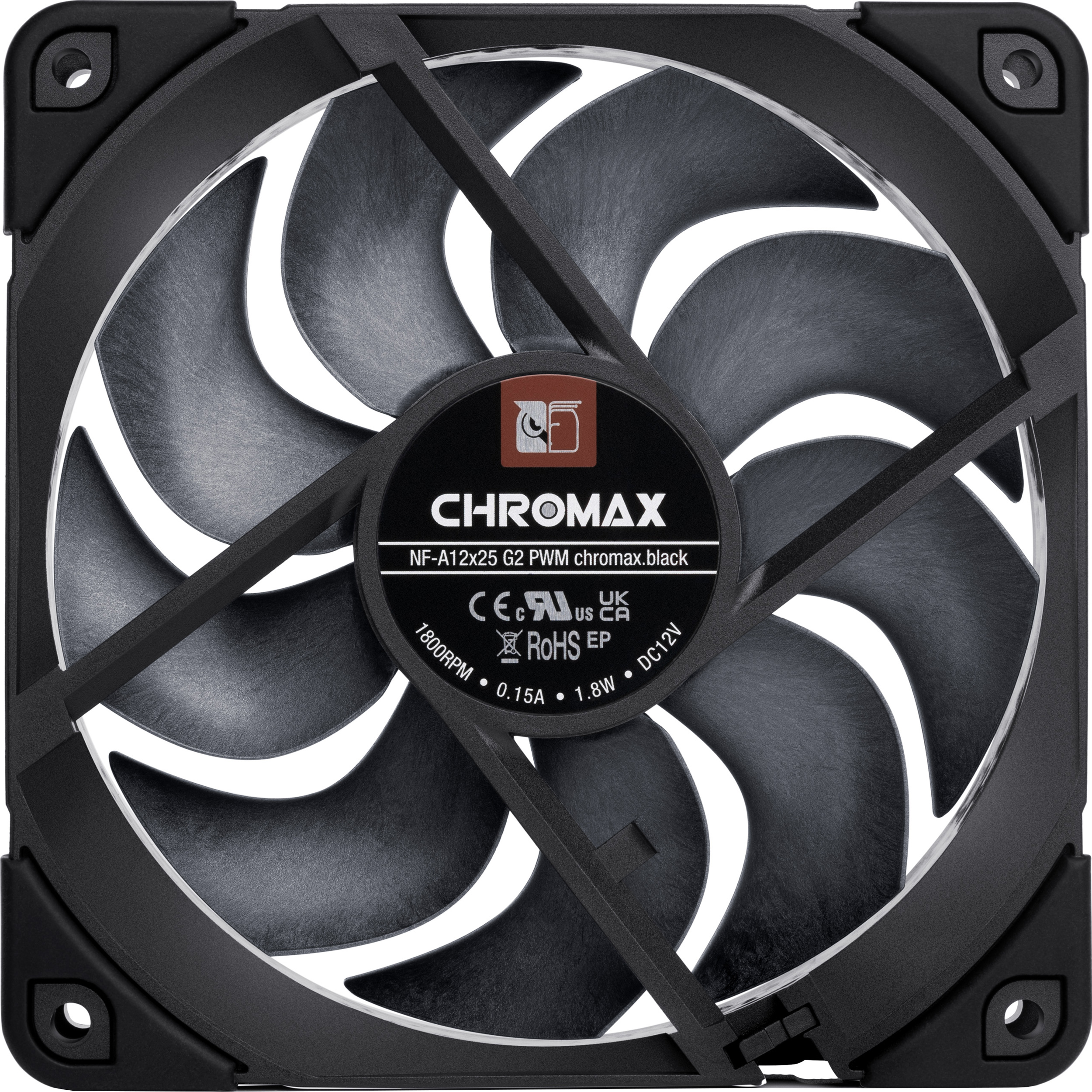 Вентилятор NOCTUA NF-A12X25 G2 PWM Chromax Black