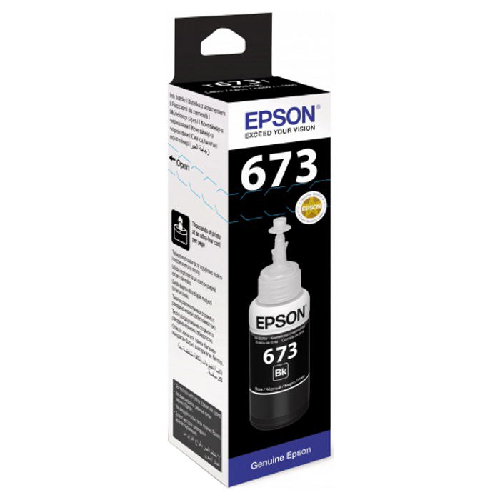 Чорнило EPSON T6731 Black (C13T67314A)