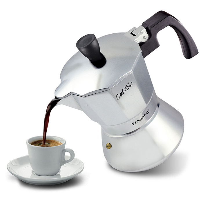 Кавоварка гейзерна PENSOFAL Cafesi Classic Espresso Coffee Maker 3 Cups 150мл (PEN8421)