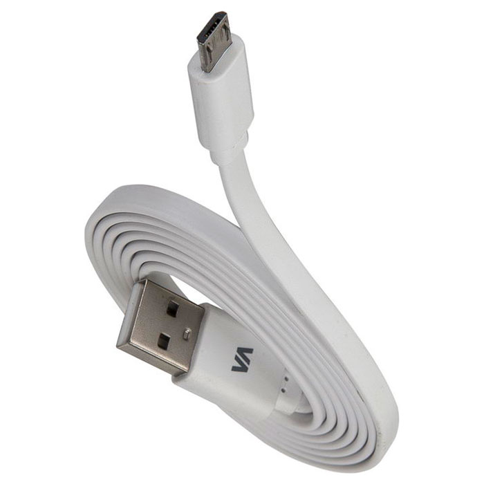 Зарядний пристрій RIVACASE Rivapower VA4123 WD1 2xUSB-A, 3.4A White w/Micro-USB cable
