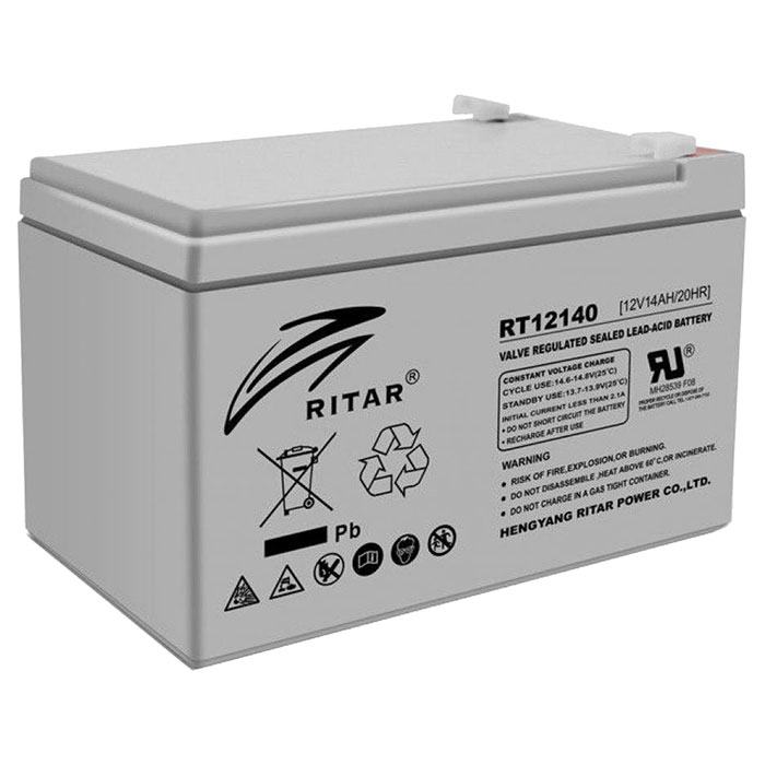 Акумуляторна батарея RITAR RT12140H (12В, 14Агод)