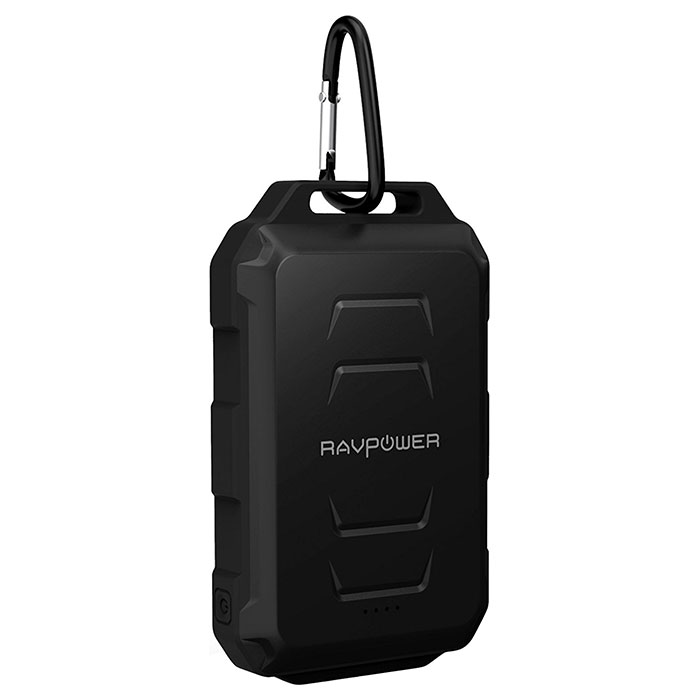 Повербанк RAVPOWER Water-Dust-Shockproof Power Bank 10050mAh Black (RP-PB044)