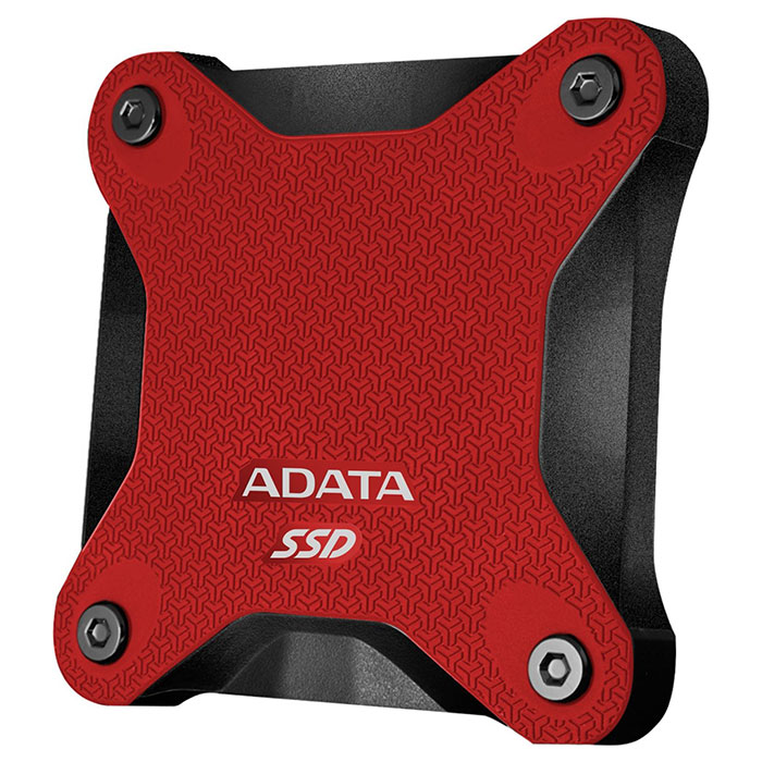 Портативний SSD диск ADATA SD600 256GB USB3.1 Red (ASD600-256GU31-CRD)