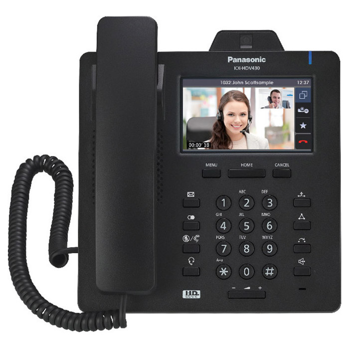 IP-телефон PANASONIC KX-HDV430 Black