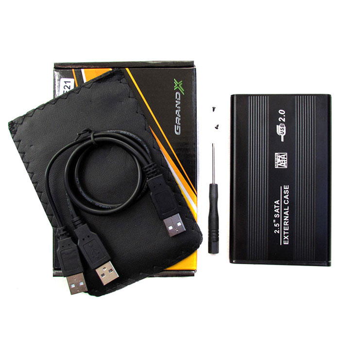 Карман внешний GRAND-X HDE21 2.5" SATA to USB 2.0