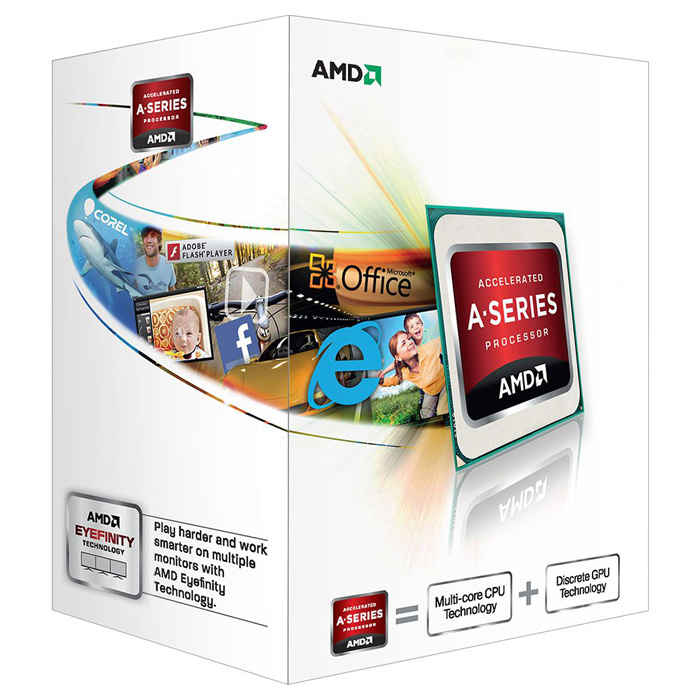 Процесор AMD A4-4000 3.0GHz FM2 (AD4000OKHLBOX)