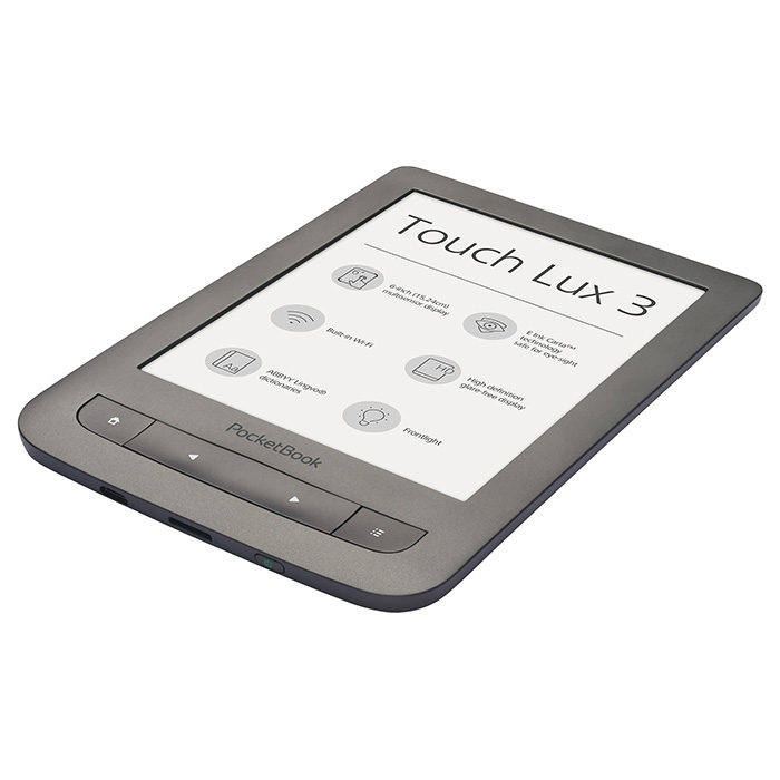 Електронна книга POCKETBOOK 626-2 Touch Lux 3 Gray (PB626(2)-Y-CIS)