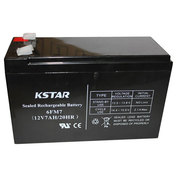 Акумуляторна батарея KSTAR 6-FM-7 (12В, 7Агод)
