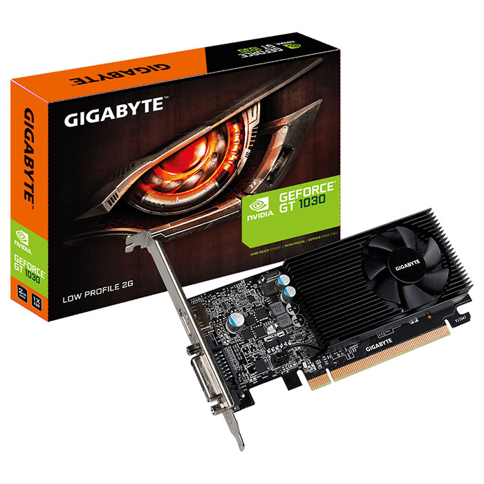 Відеокарта GIGABYTE GeForce GT 1030 Low Profile 2G (GV-N1030D5-2GL)