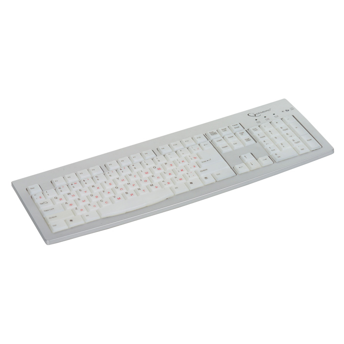 Клавiатура GEMBIRD KB-9848 USB White