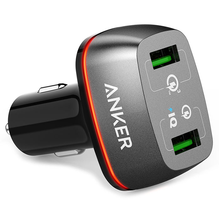 Автомобільний зарядний пристрій ANKER PowerDrive+ 2 Black (A2224H11)