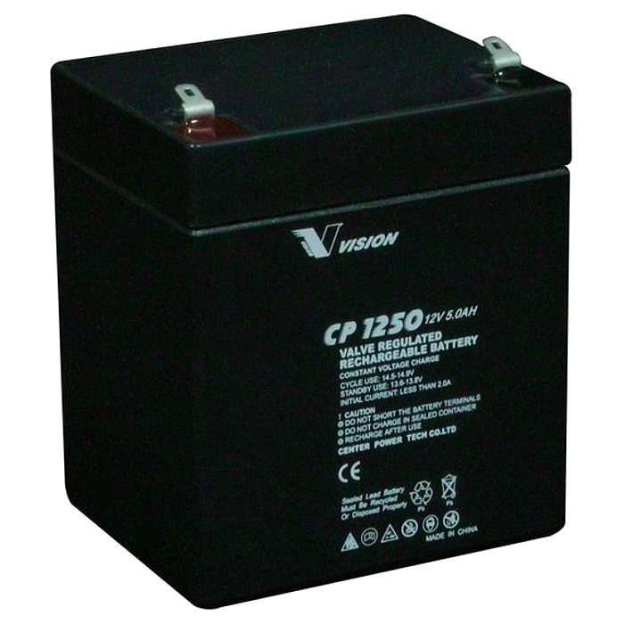 Акумуляторна батарея VISION CP1250AY (12В, 5Агод)